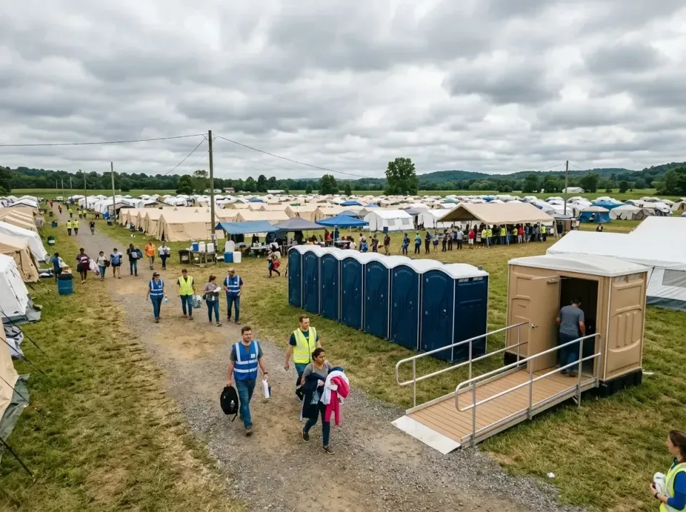 disaster-relief-camp-restrooms-010 — frequently asked questions, Dumpster & Portable Bathrooms Rental in Peebles, OH